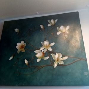 Hand paint flower picture